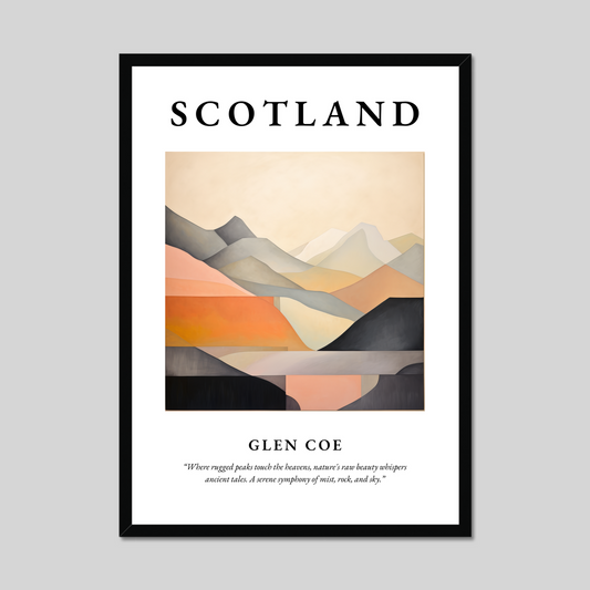 Poster of Glen Coe, Scotland.