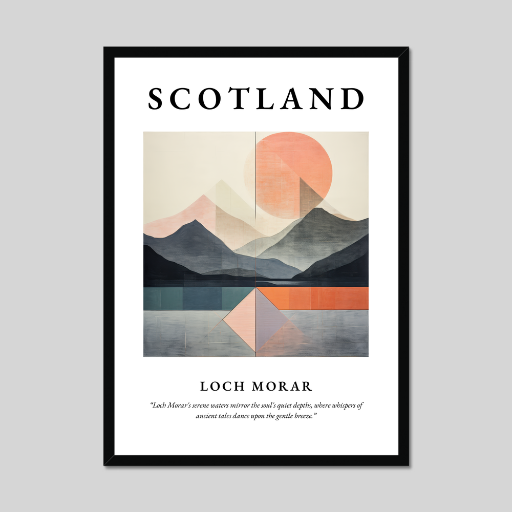 Poster of Loch Morar, Scotland.