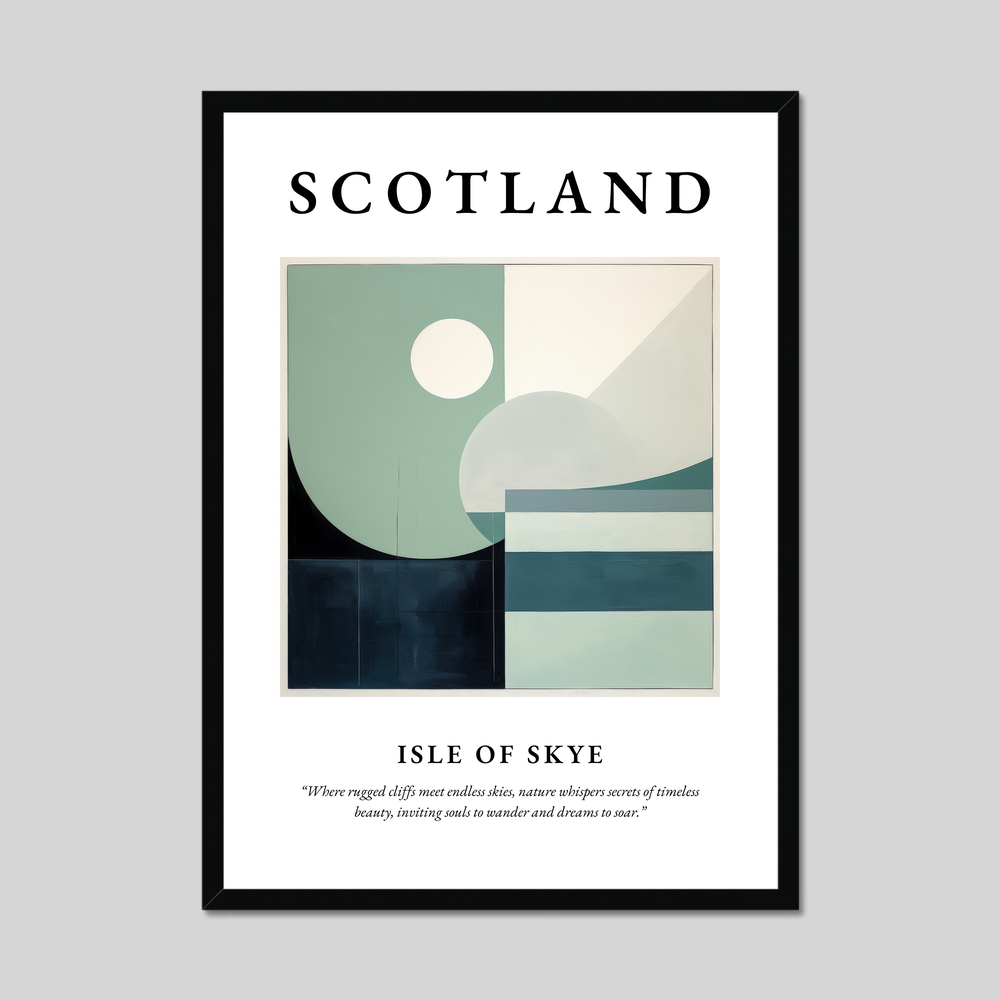 Poster of Isle of Skye, Scotland.