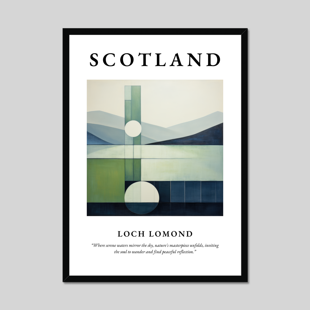 Poster of Loch Lomond, Scotland.