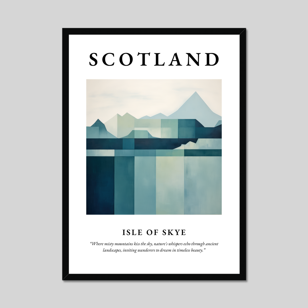 Poster of Isle of Skye, Scotland.