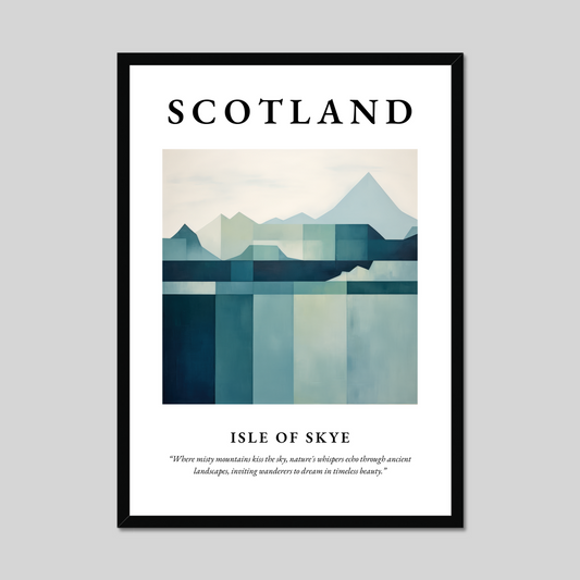 Poster of Isle of Skye, Scotland.