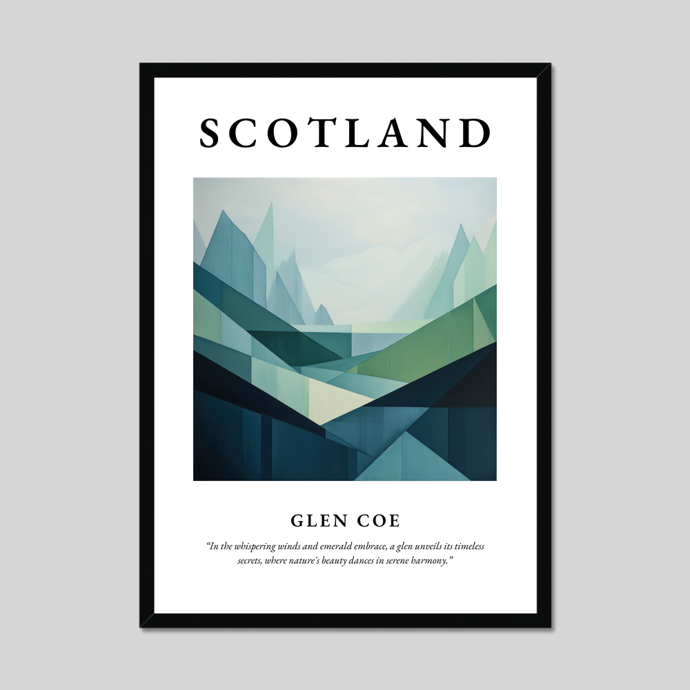 Poster of Glen Coe, Scotland.