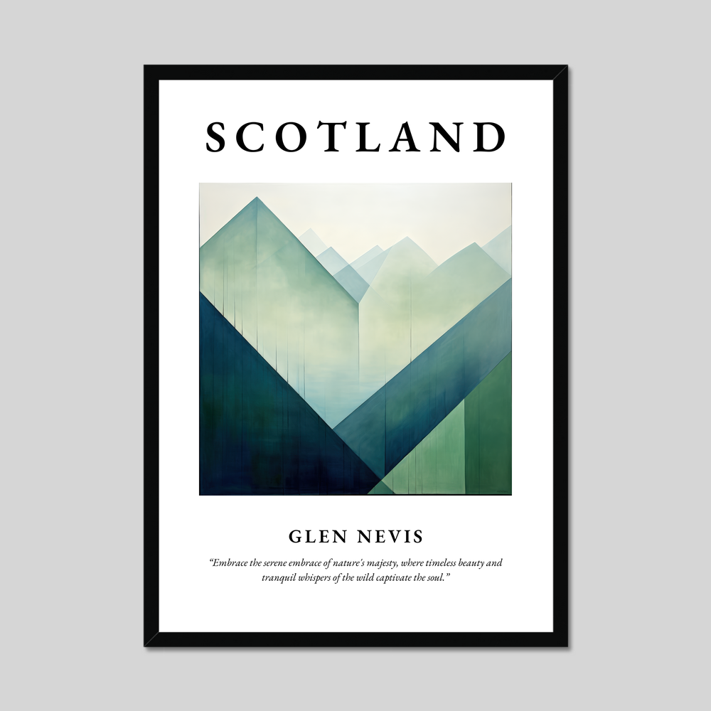 Poster of Glen Nevis, Scotland.