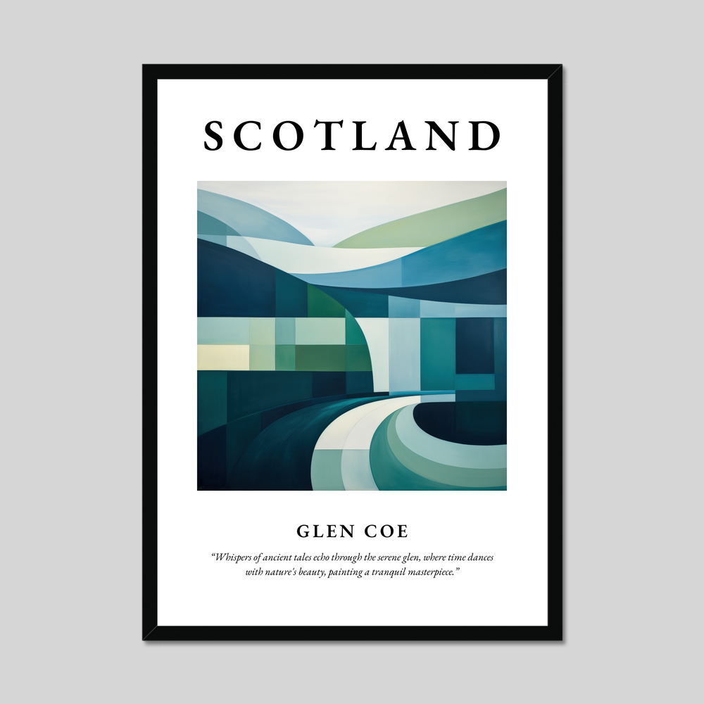 Poster of Glen Coe, Scotland.