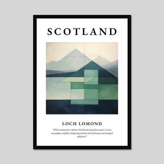 Poster of Loch Lomond, Scotland.