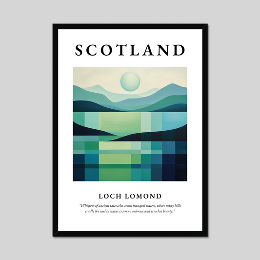 Poster of Loch Lomond, Scotland.