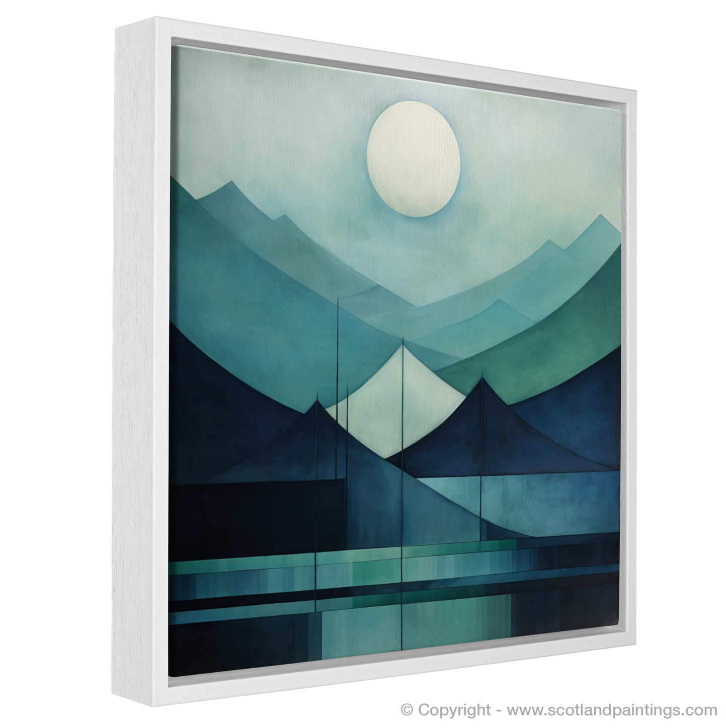 Serene Peaks of Glen Nevis: A Minimalist Interpretation