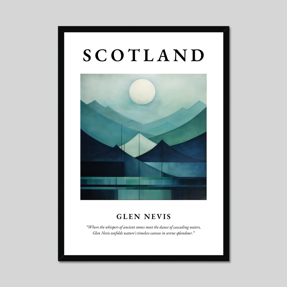 Poster of Glen Nevis, Scotland.