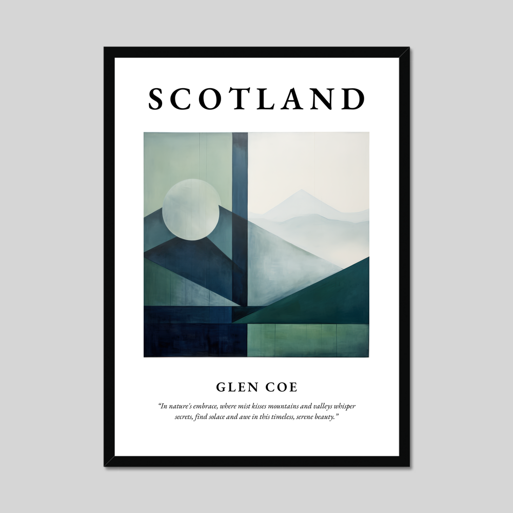 Poster of Glen Coe, Scotland.