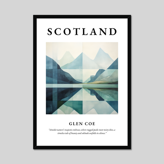 Poster of Glen Coe, Scotland.