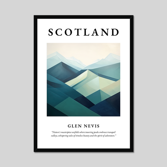 Poster of Glen Nevis, Scotland.