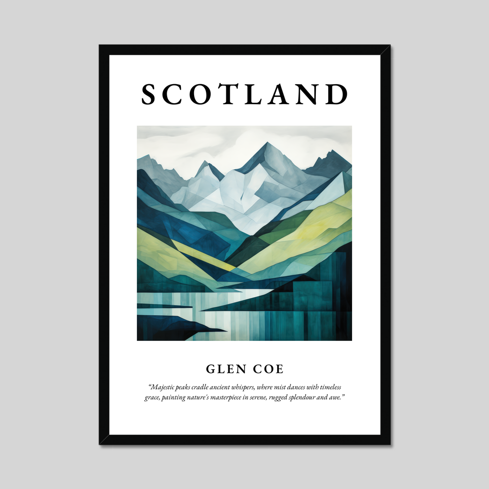 Poster of Glen Coe, Scotland.