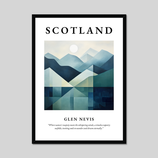 Poster of Glen Nevis, Scotland.