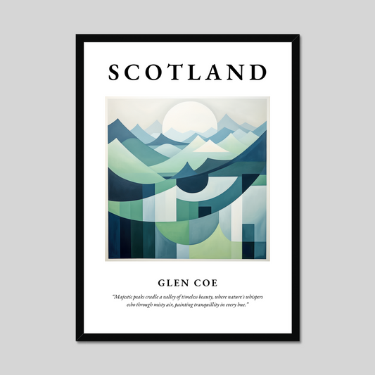 Poster of Glen Coe, Scotland.