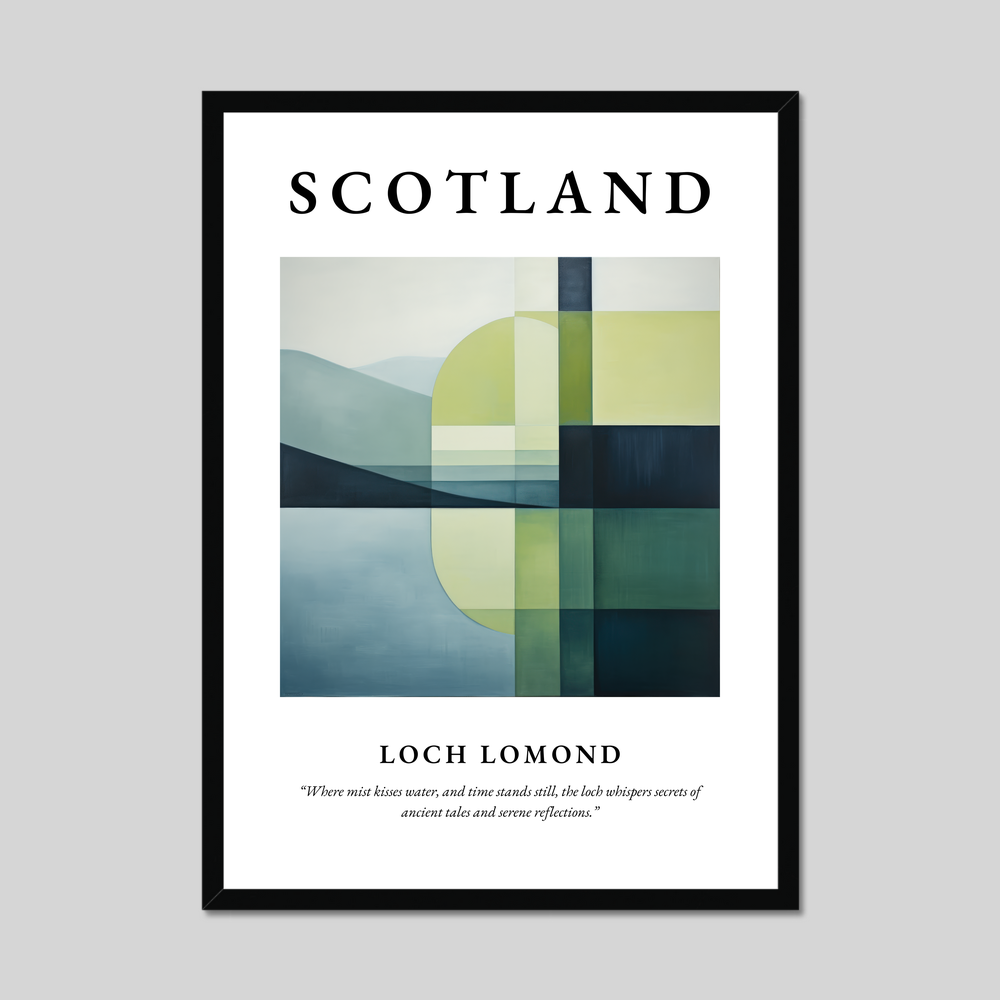 Poster of Loch Lomond, Scotland.