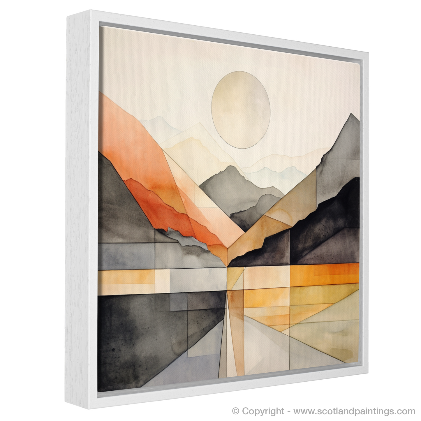 Minimalist Glencoe: A Masterpiece of Serene Abstraction