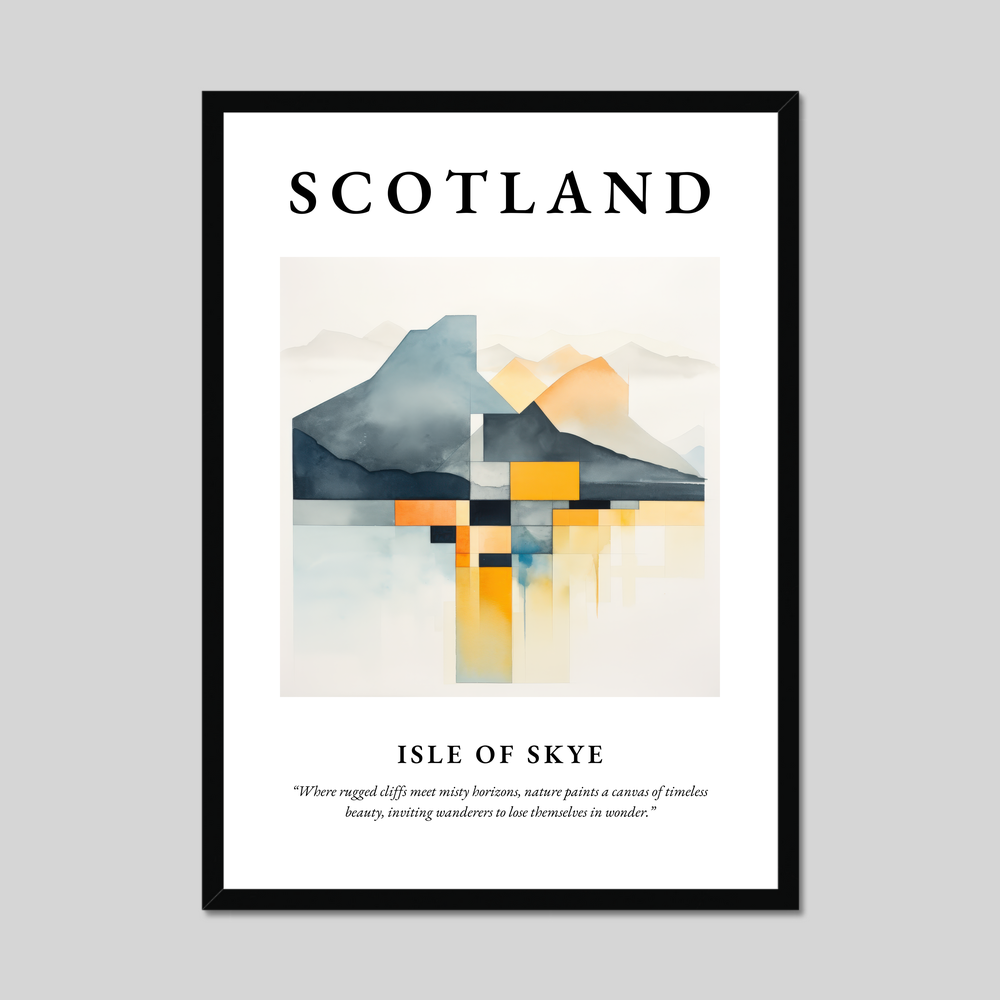 Poster of Isle of Skye, Scotland.