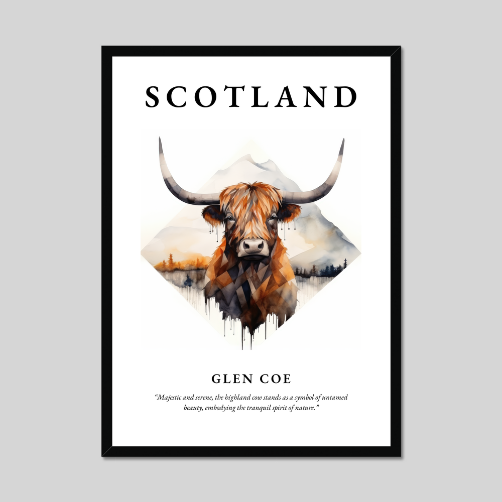 Poster of Glen Coe, Scotland.