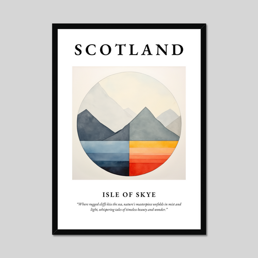 Poster of Isle of Skye, Scotland.