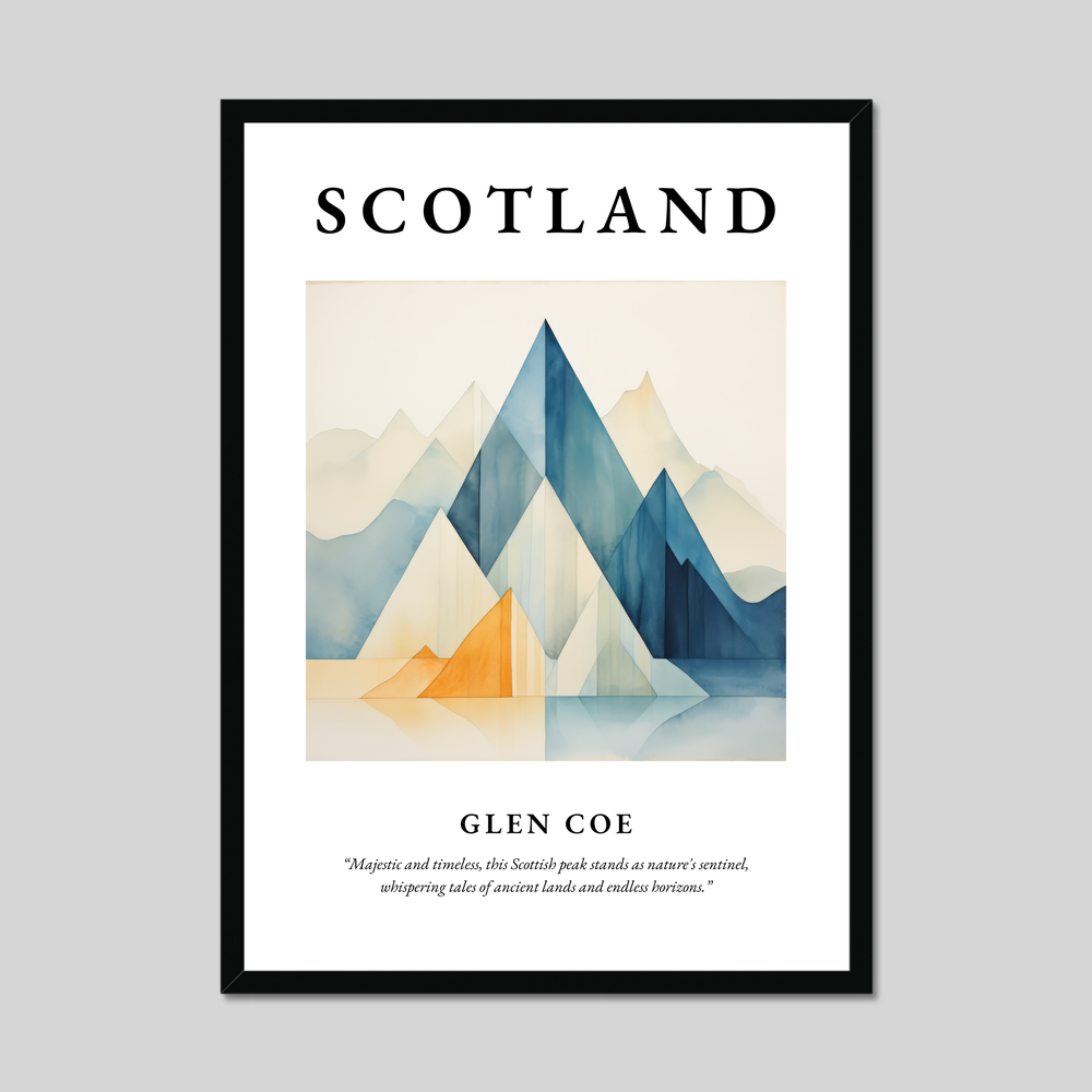 Poster of Glen Coe, Scotland.