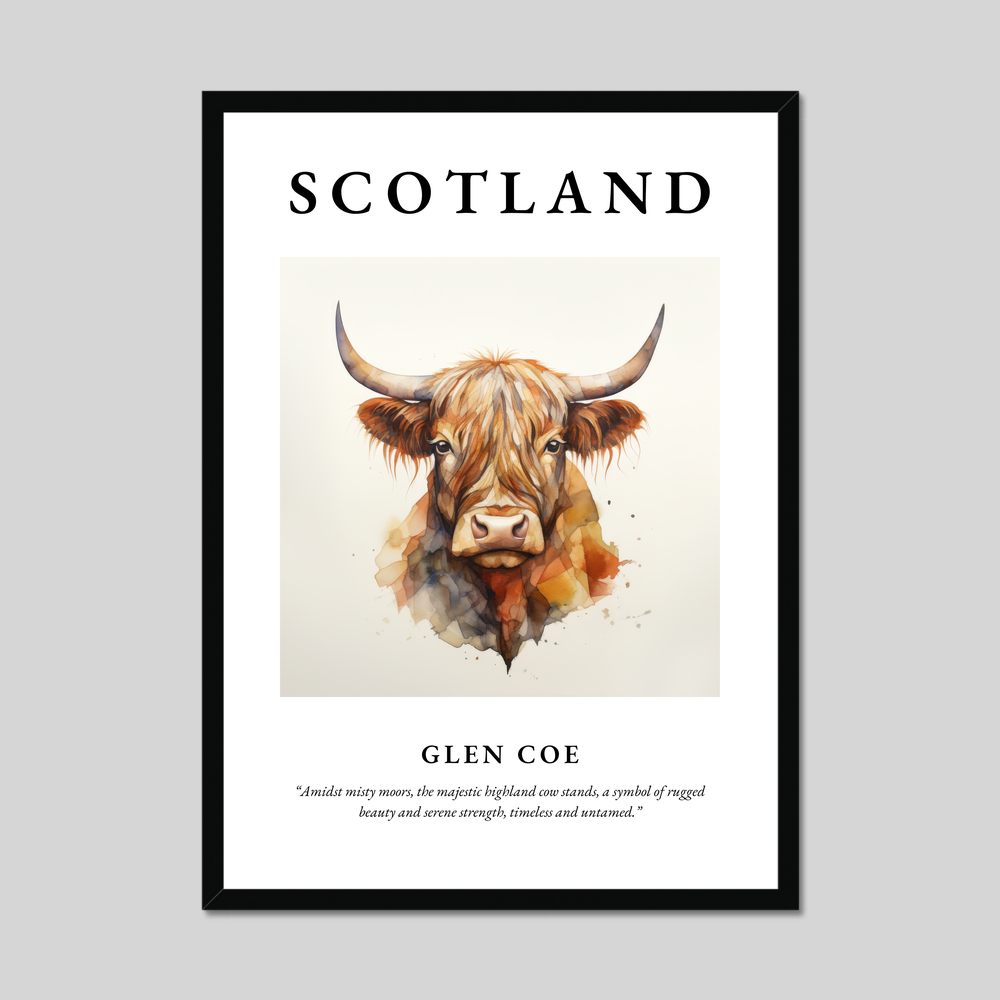 Poster of Glen Coe, Scotland.