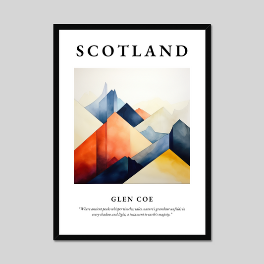 Poster of Glen Coe, Scotland.