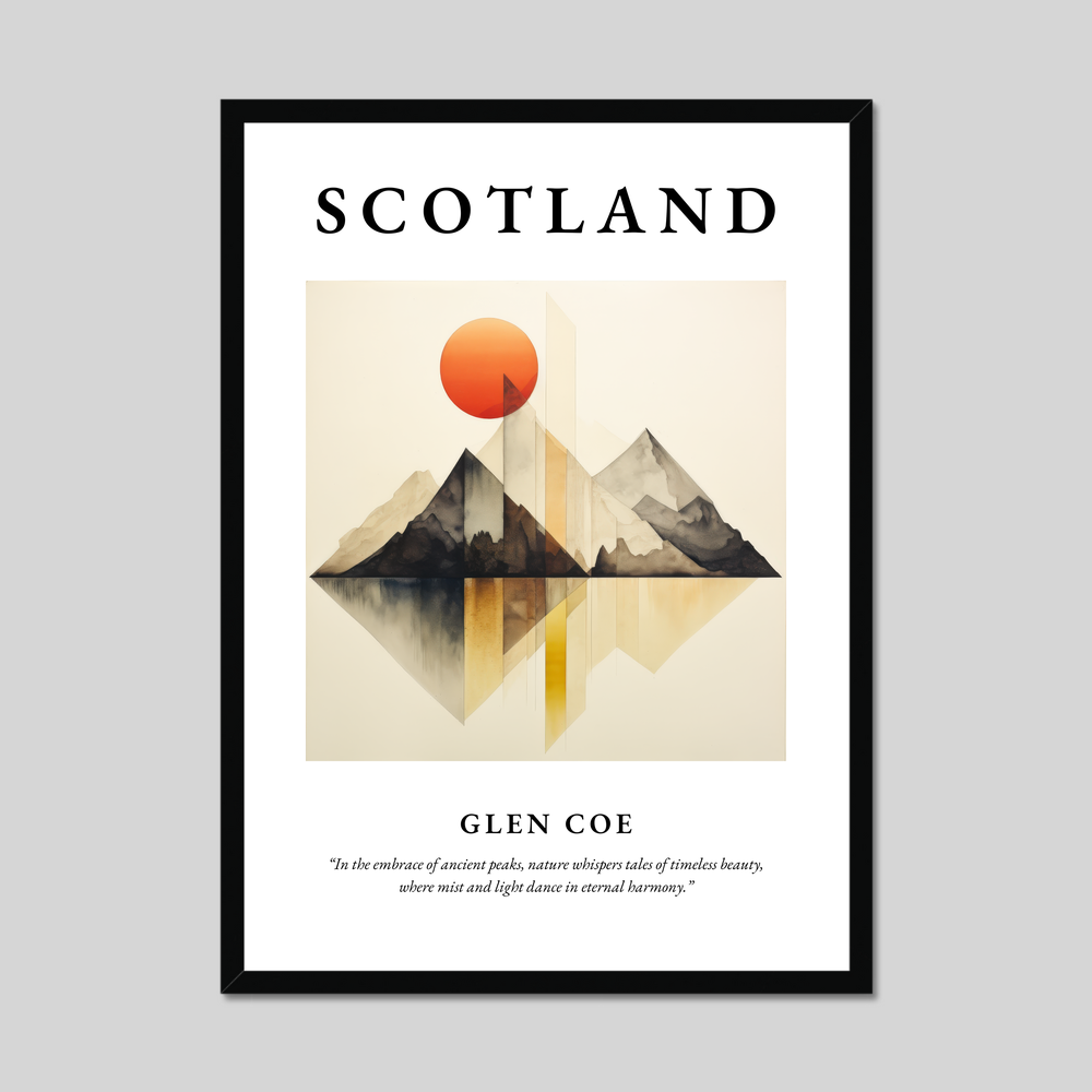 Poster of Glen Coe, Scotland.