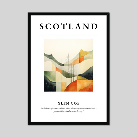 Poster of Glen Coe, Scotland.