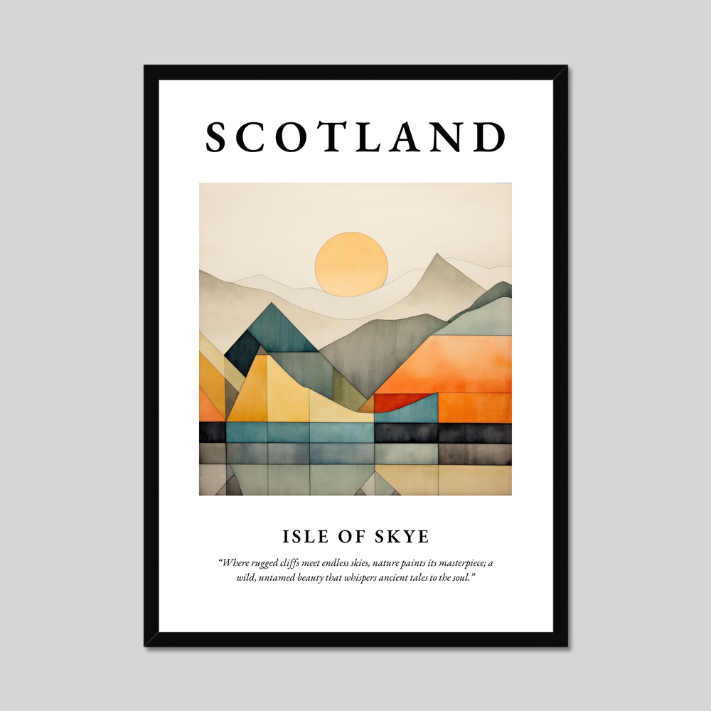 Poster of Isle of Skye, Scotland.