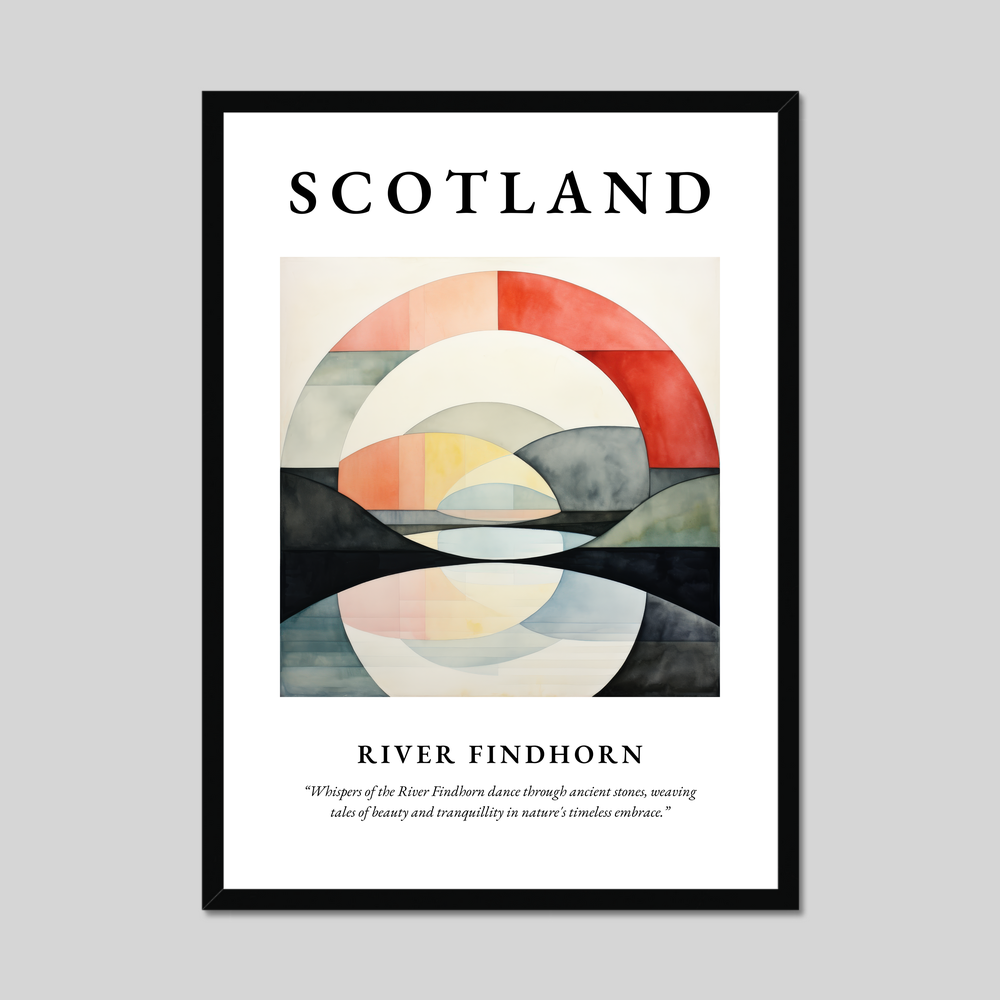 Poster of River Findhorn, Scotland.