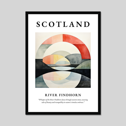 Poster of River Findhorn, Scotland.