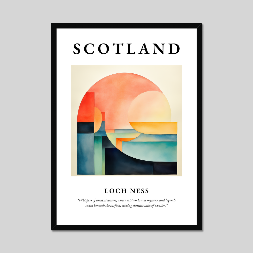 Poster of Loch Ness, Scotland.