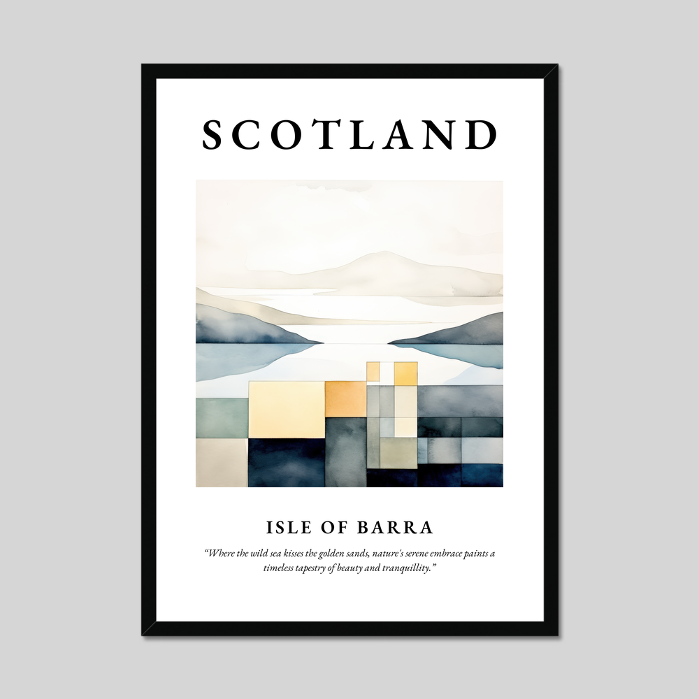 Poster of Isle of Barra, Scotland.