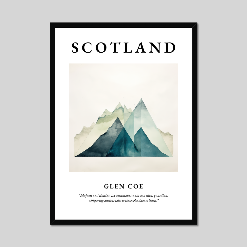 Poster of Glen Coe, Scotland.