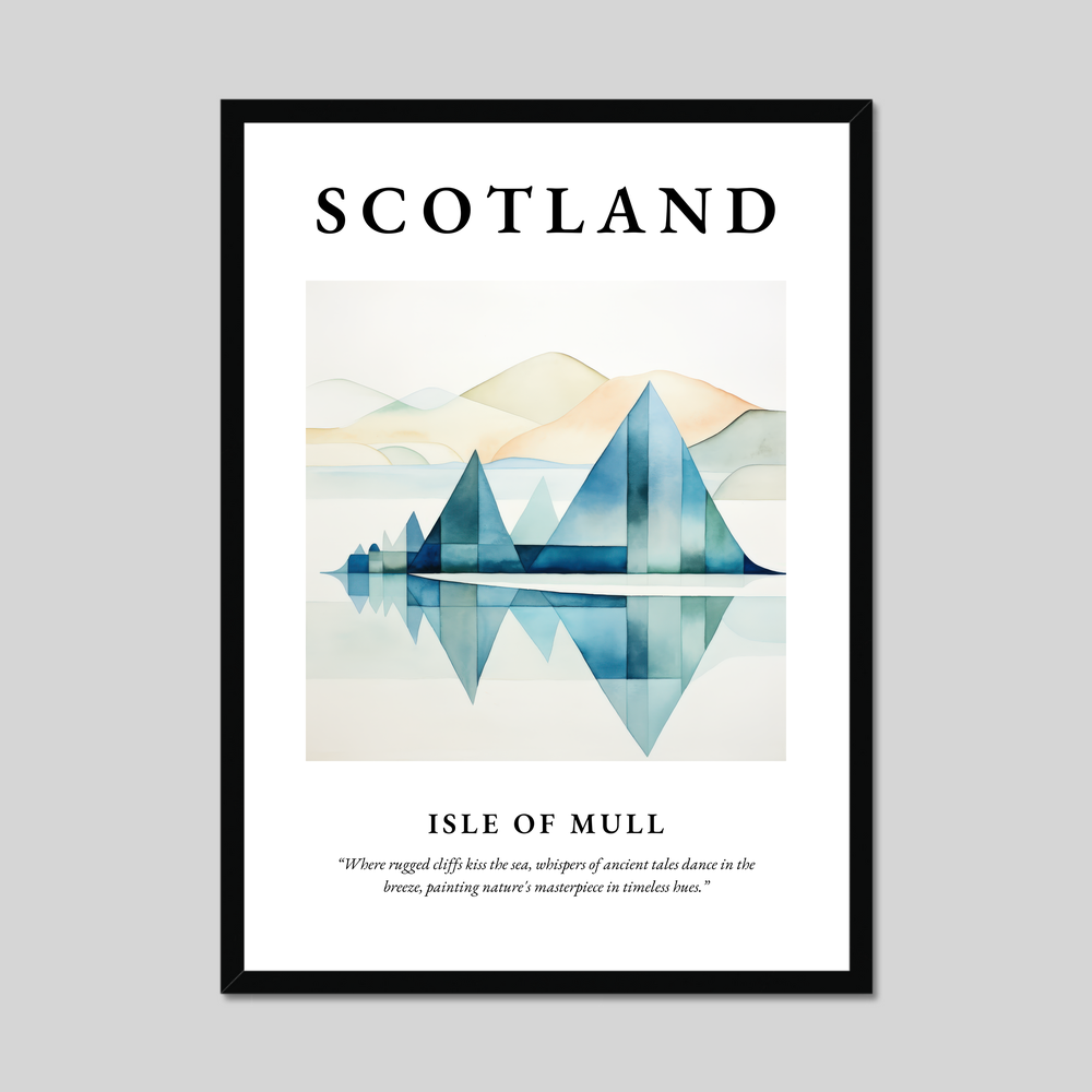 Poster of Isle of Mull, Scotland.