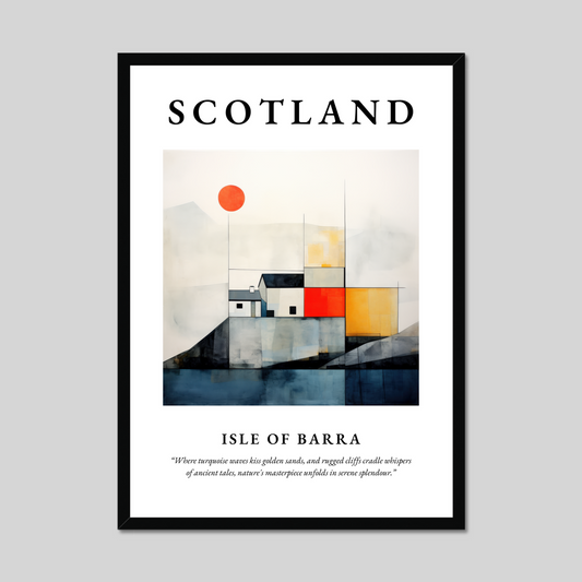 Poster of Isle of Barra, Scotland.