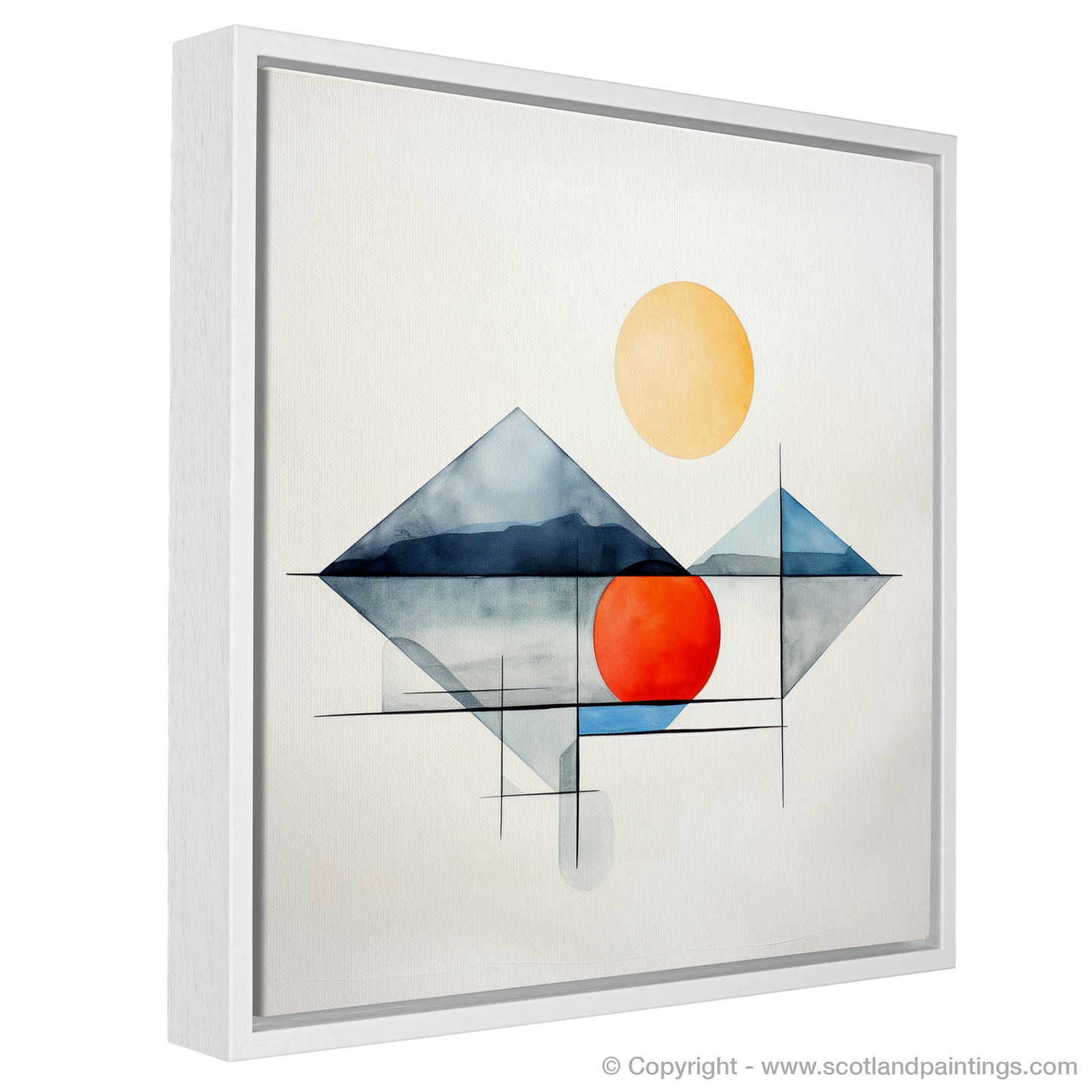 Isle of Mull Reimagined in Geometric Tranquility