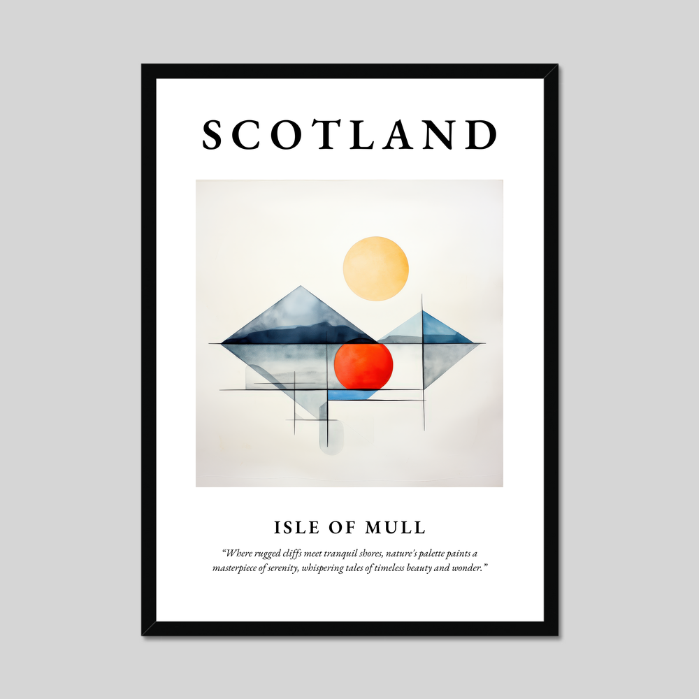 Poster of Isle of Mull, Scotland.