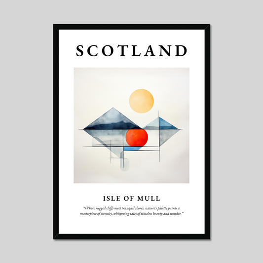 Poster of Isle of Mull, Scotland.