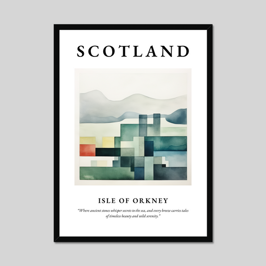 Poster of Isle of Orkney, Scotland.