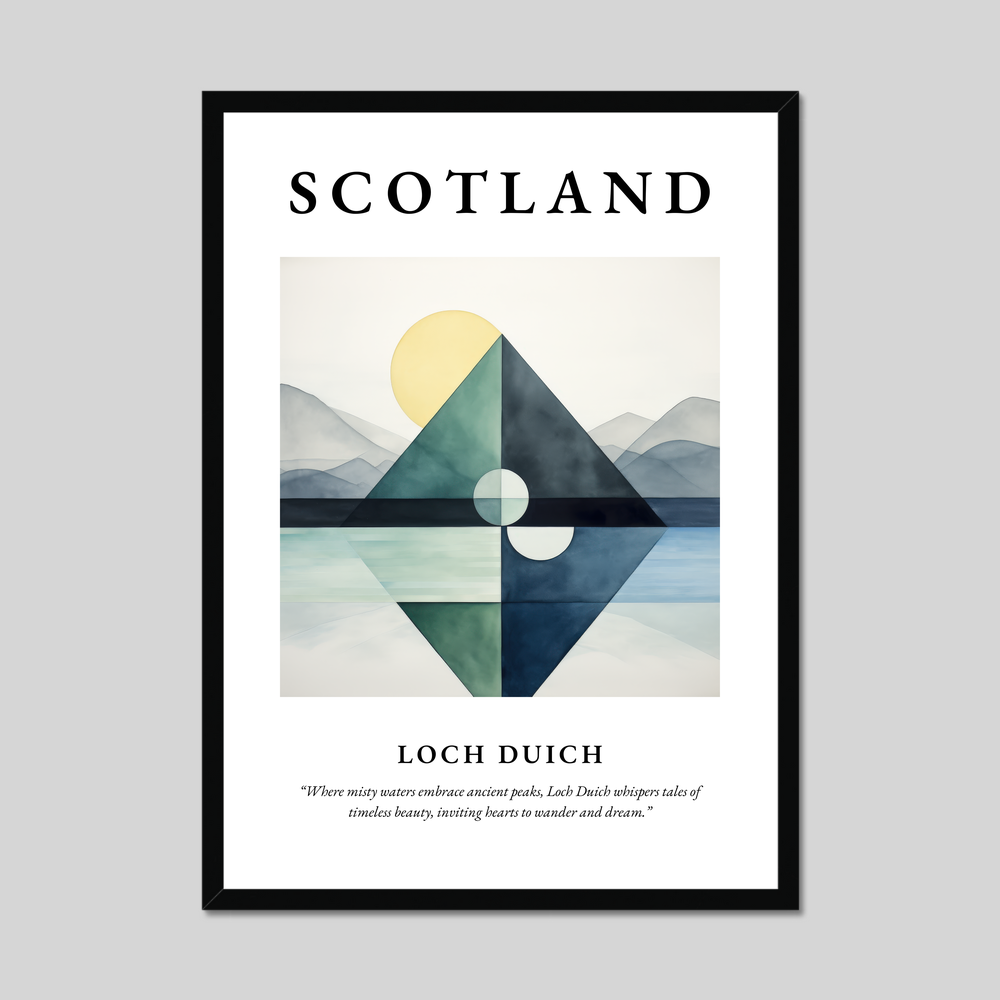 Poster of Loch Duich, Scotland.