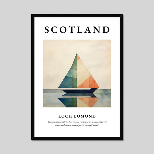 Poster of Loch Lomond, Scotland.