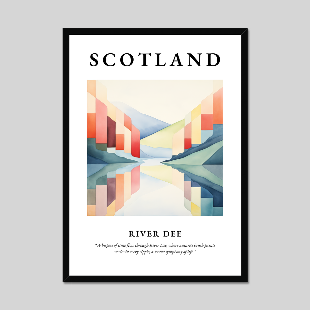 Poster of River Dee, Scotland.