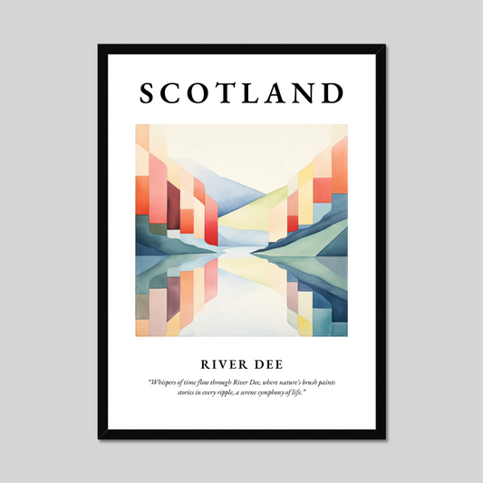 Poster of River Dee, Scotland.