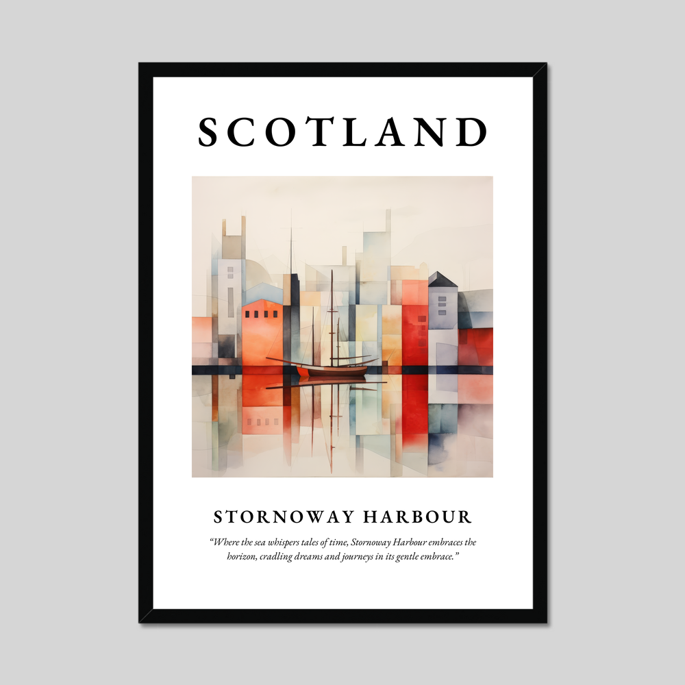 Poster of Stornoway Harbour, Scotland.