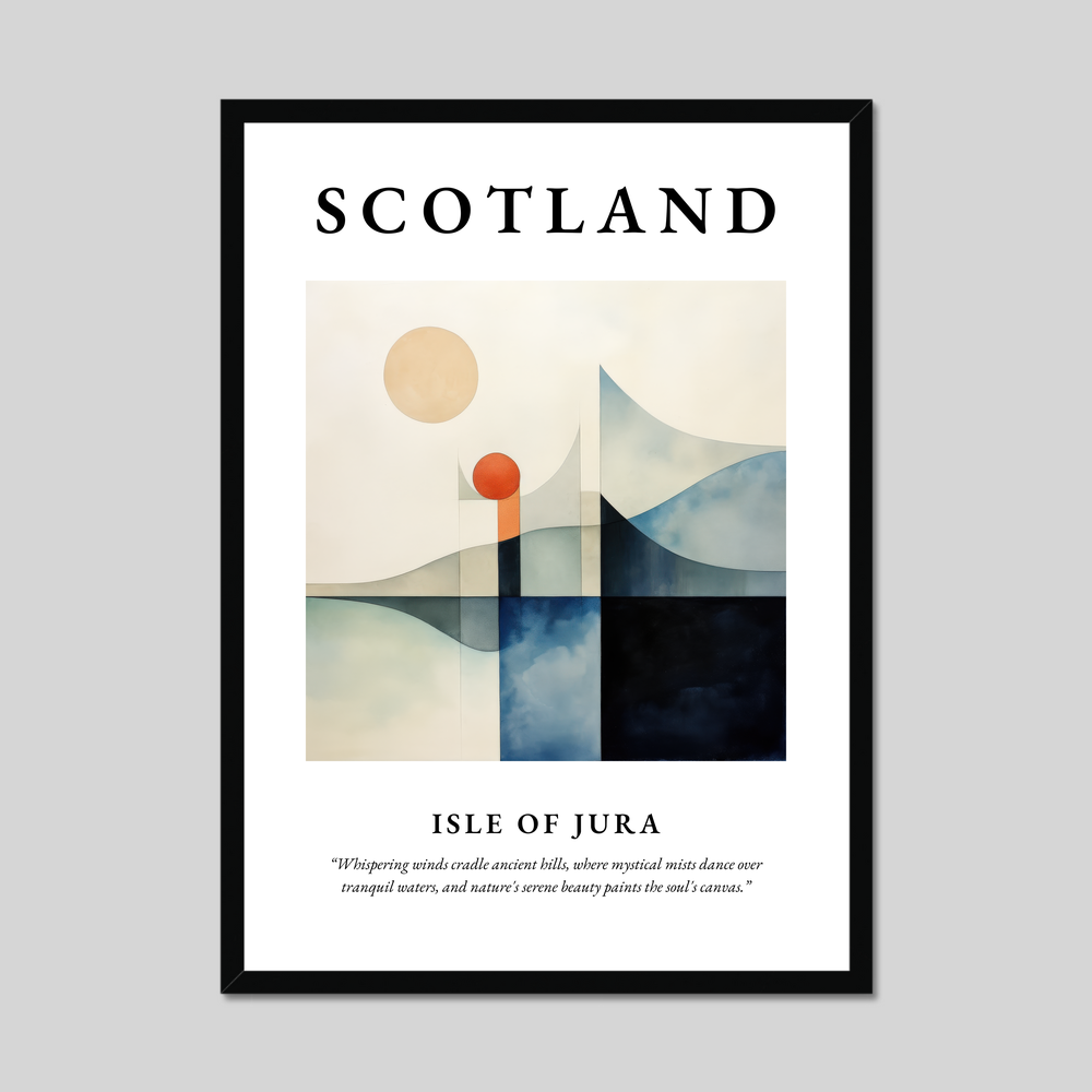 Poster of Isle of Jura, Scotland.