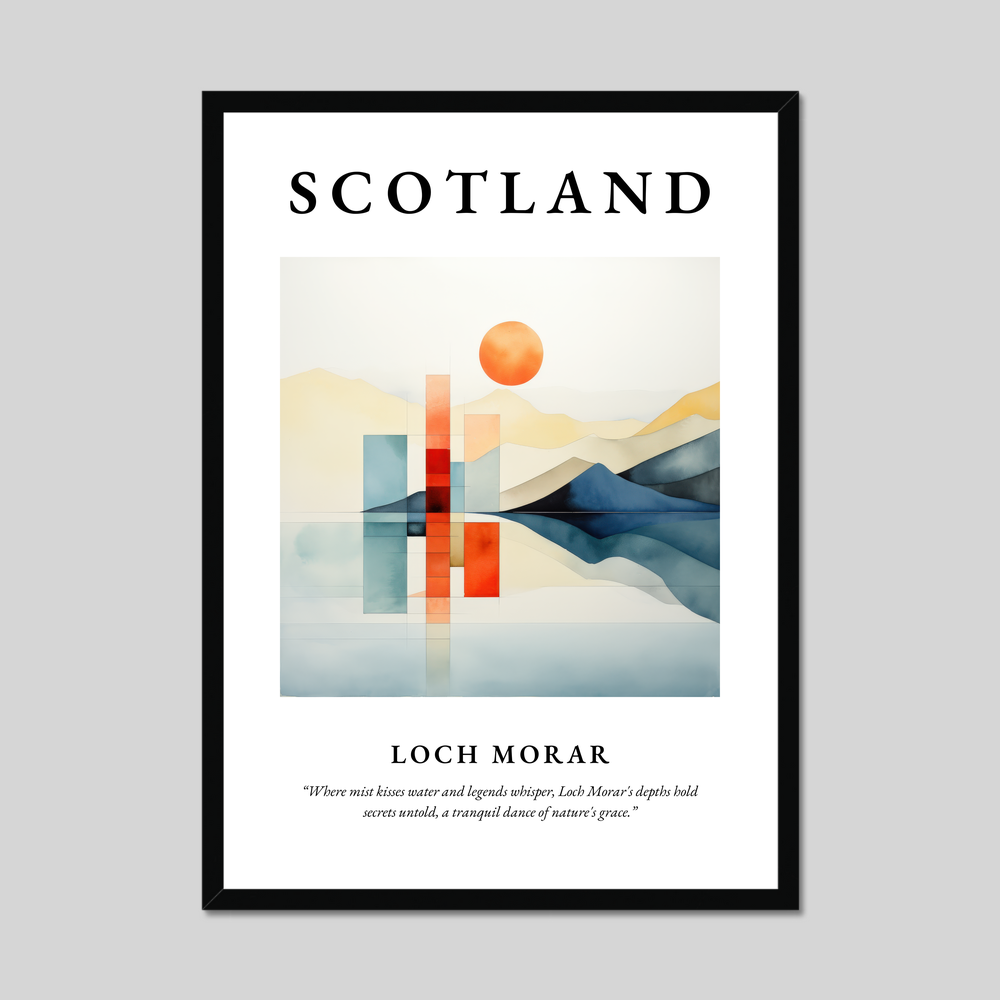 Poster of Loch Morar, Scotland.