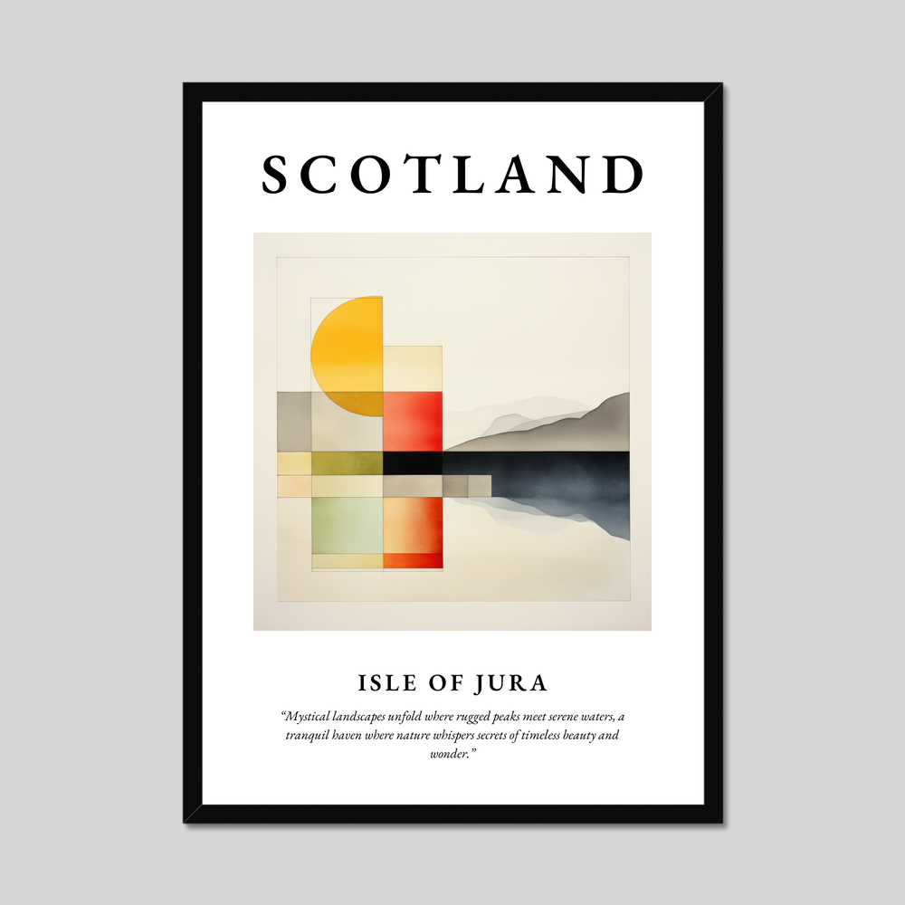 Poster of Isle of Jura, Scotland.