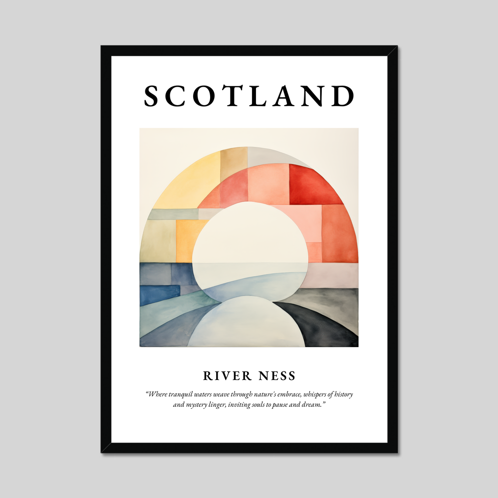 Poster of River Ness, Scotland.